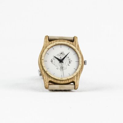 Unisex wooden watch - Puy de Ceveloux