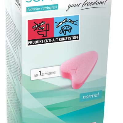 JOYDIVISION Soft-Tampons "normal" – fadenlose Tampons, 10er Spenderbox