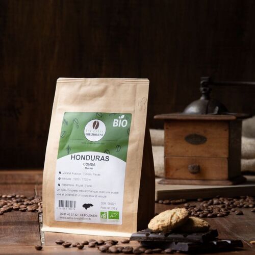 Honduras Uluma bio 225g moulu (issu agriculture bio certifié FR-BIO-13)