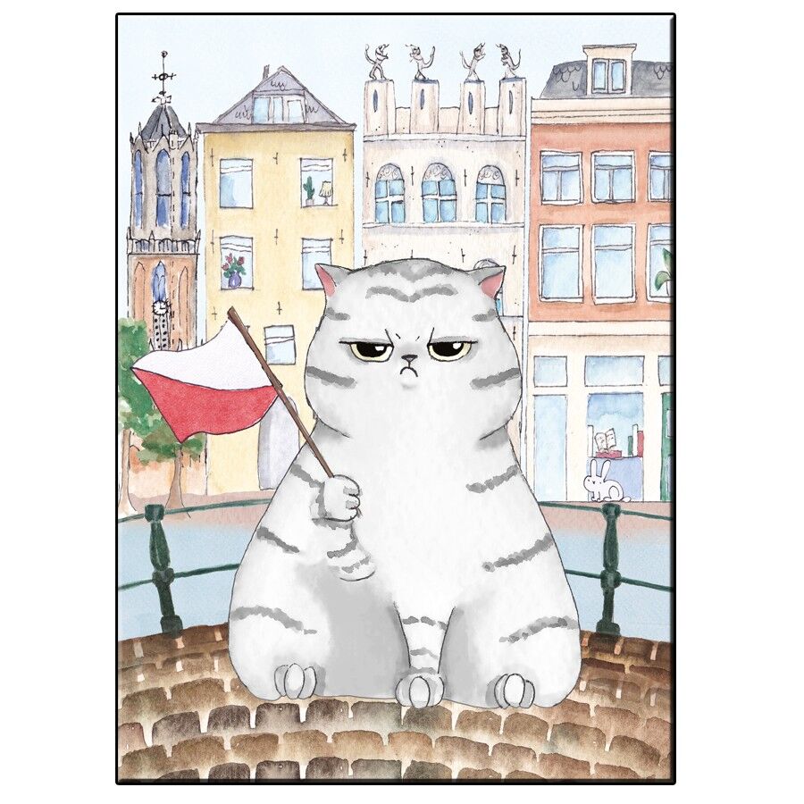CARTA A5 DIVERTENTE GATTO DAKHOAS UTRECHT