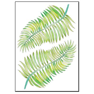A5 fern leafs card - joyin