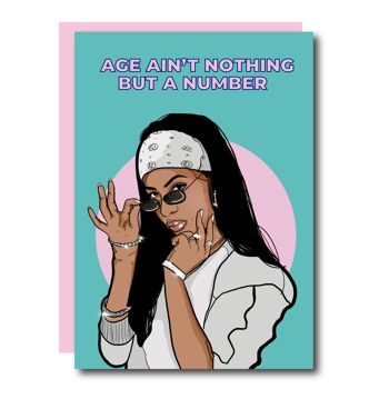 L'âge n'est rien d'autre qu'un numéro Aaliyah Card 1