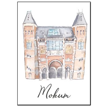 CARTE A5 CITY ICON RIJKSMUSEUM MOKUM 1