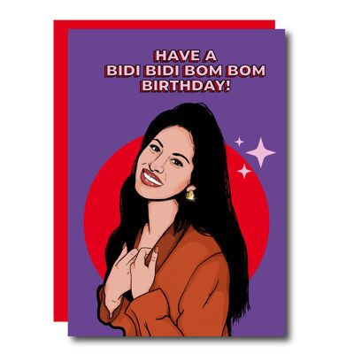 Selena Quintanilla Bidi Bidi Bom Bom Carte