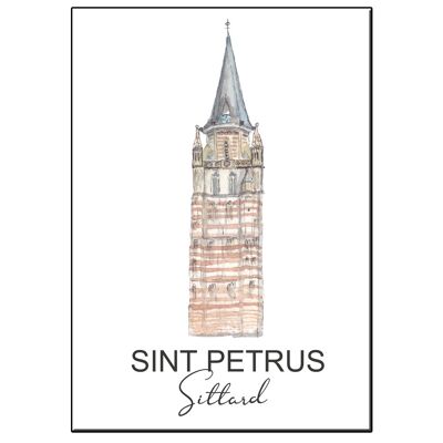 A5 city icon sint petrus sittard card