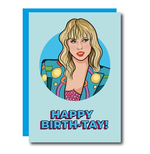 Happy Birth-Tay! Taylor Swift Birthday Card