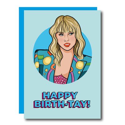 ¡Feliz nacimiento Tay! Tarjeta de cumpleaños de Taylor Swift