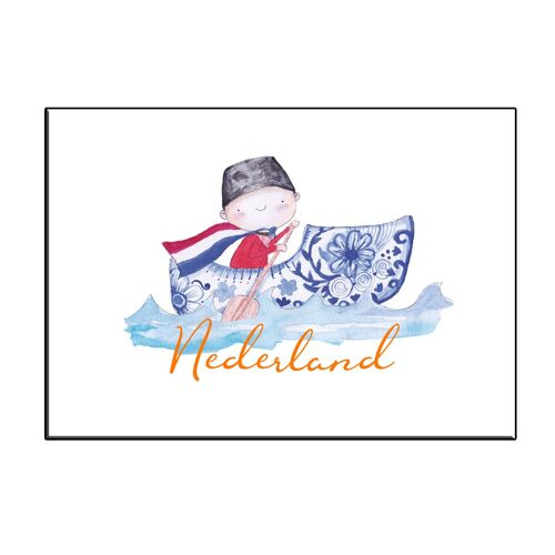 A6 happy boat nl card