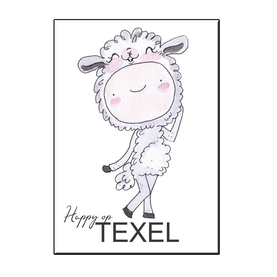 A6 HAPPY SHEEP TEXEL NL CARD