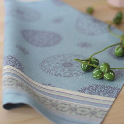 Asciugamano – Mandala – blu-viola-giallo – 50 x 70 cm