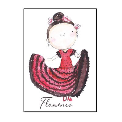 A6 flamenco card - joyin