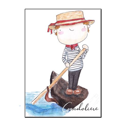 A6 gondolier card - joyin