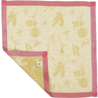 Serviette Papillon – baie verte – 45 x 45cm