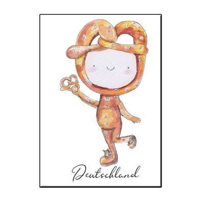 A6 HAPPY PRETZEL DEUTSCHLAND CARD