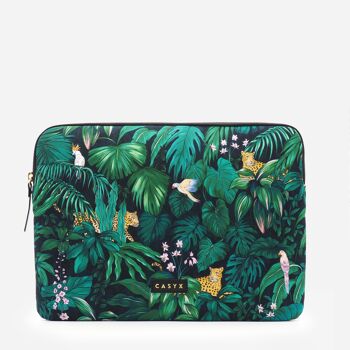 Housse d'ordinateur taille 16" - Deep Jungle 4