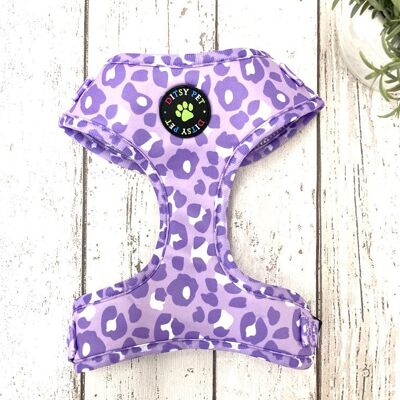 Lilac Leopard Soft Harness