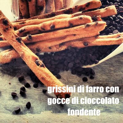 Marcarino Roddino organic spelled and chocolate breadsticks (200 g)