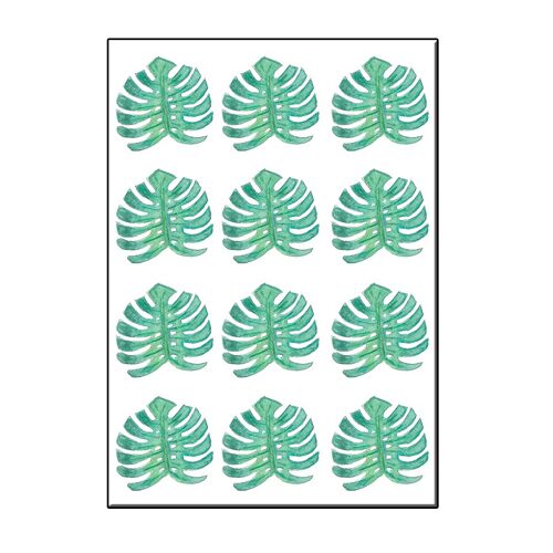 A6 giant leafs card - joyin