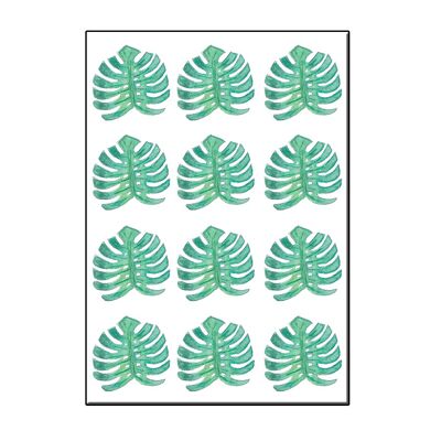 A6 giant leafs card - joyin