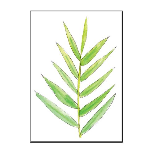 A6 bamboo leaf card - joyin
