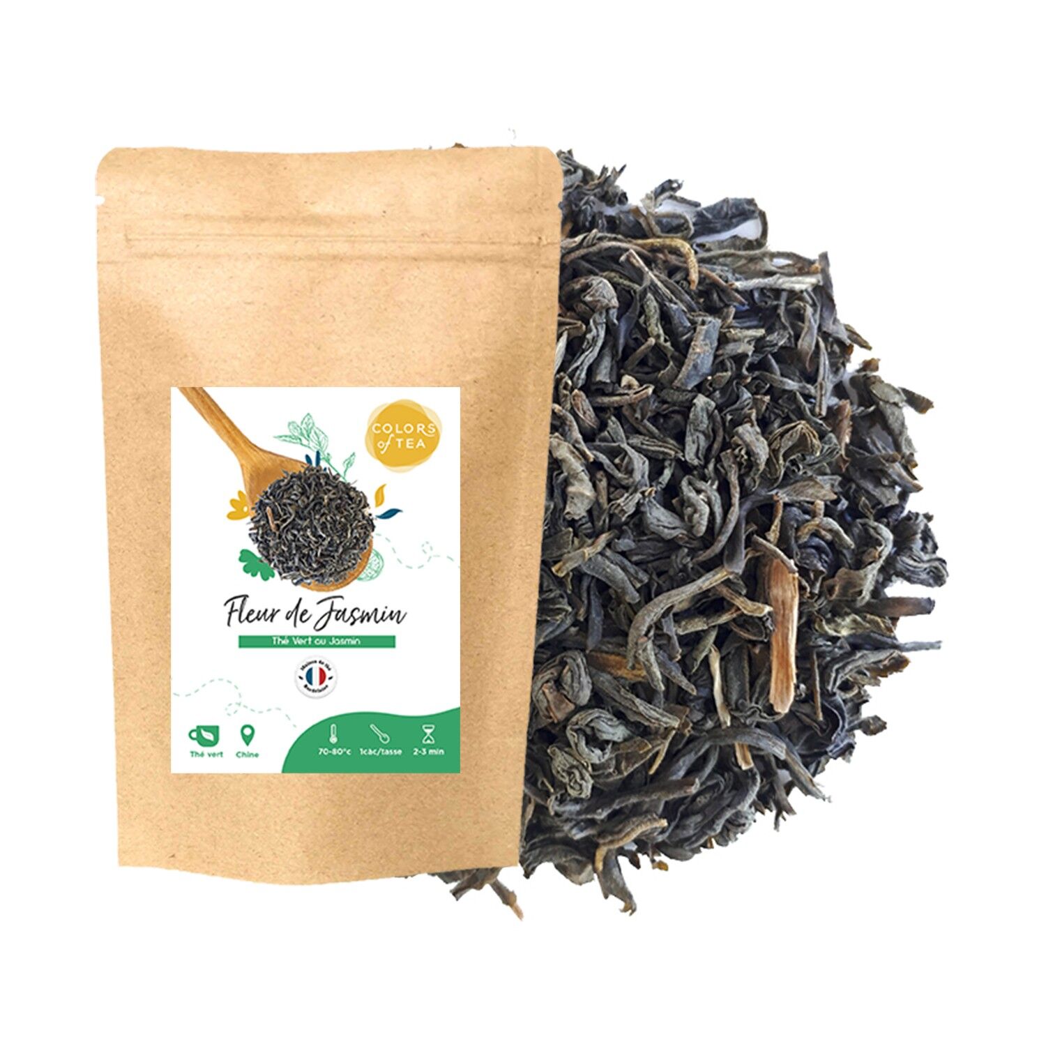 Fiore di gelsomino - Tè verde al gelsomino biologico - 1kg