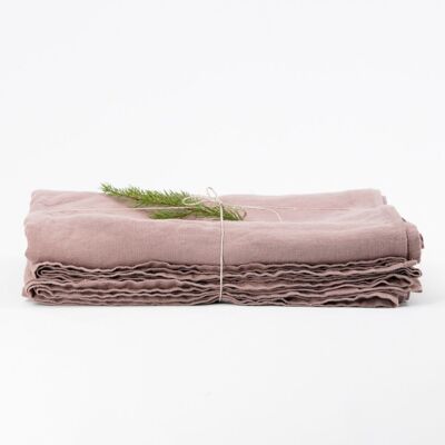 Linen flat sheet Heather, 100% European linen, 230x270cm