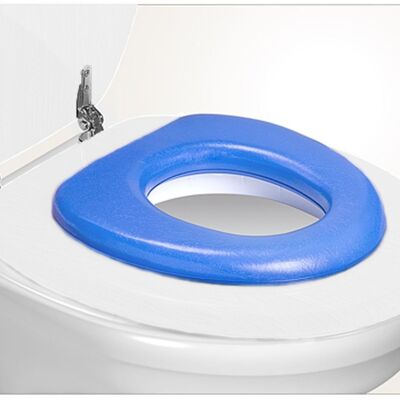 Sedile WC morbido per bambini, blu