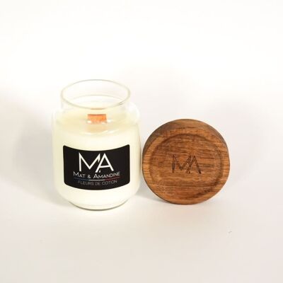 Cotton Flowers Scented Candle - Small Jar