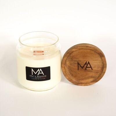 Cotton Flowers Scented Candle - Medium Jar