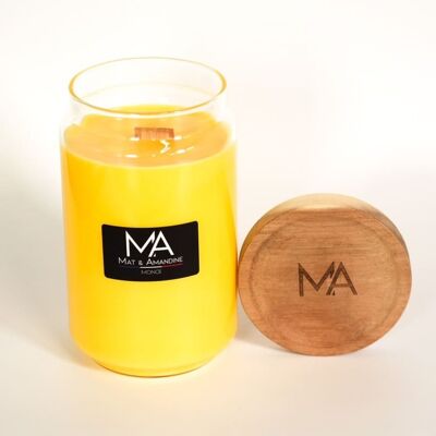 Monoi scented candle - Large Jar
