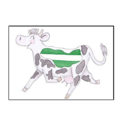 A6 cow in rotterdam card - joyin