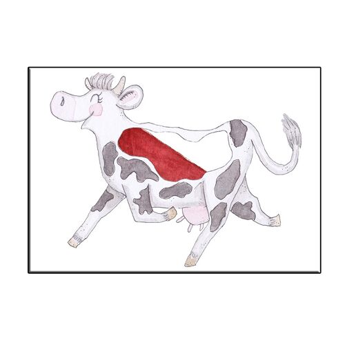 A6 cow in utrecht card - joyin