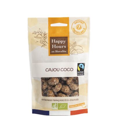 Max Havelaar Organic Fair Trade Cashew Coconut Honey Bag (box of 8 bags of 115g)