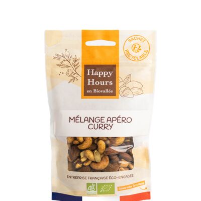 Busta Apero Mix Curry Biologico (scatola da 8 buste da 115g)