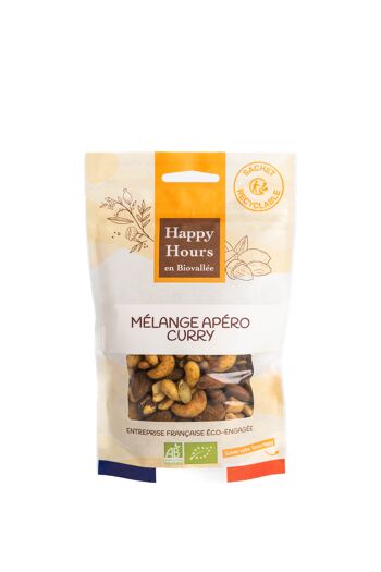 Sachet Apéro Mélange Curry Bio (carton 8 sachets de 115g)