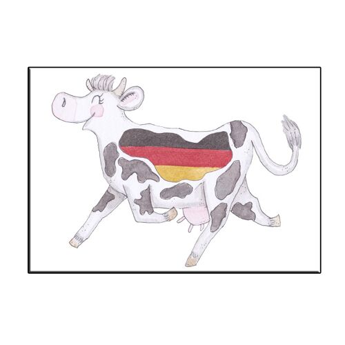 A6 crazy cow germany card