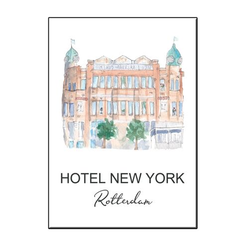 A6 city icon hotel new york rotterdam card