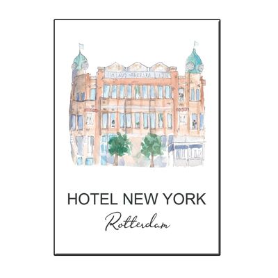 A6 CITY ICON HOTEL NEW YORK ROTTERDAM CARD