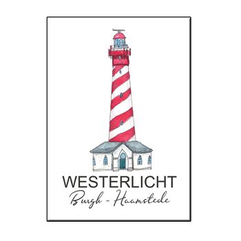 CARTE A6 PHARE WESTERLICHT BURGH-HAAMSTEDE - JOYIN 1