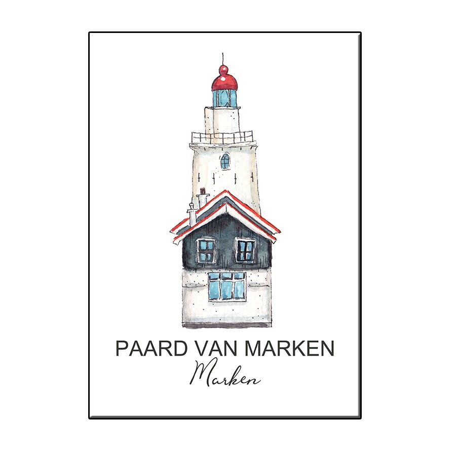 A6 LEUCHTTURMPAARD VAN MARKEN CARD - JOYIN