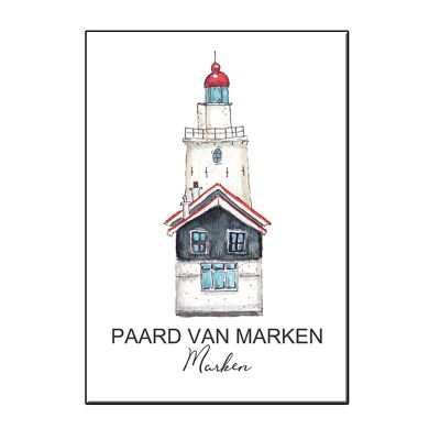 CARTE A6 PHARE PAARD VAN MARKEN - JOYIN