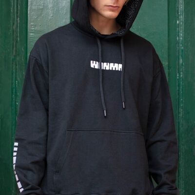 Black HOWDIE genderless sweatshirt