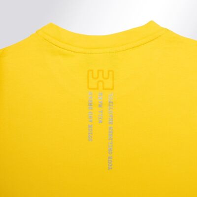 Grundlegendes gelbes Frauen-T-Shirt