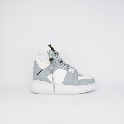 Sneakers B-Girl poudre et blanc