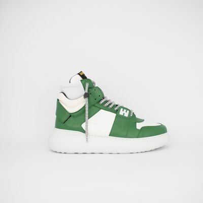 Zapatillas B-Boy verdes y blancas
