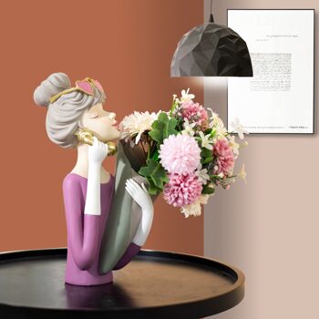 Vase - Selena Flower Vase - Violet - Accessoires Déco 7