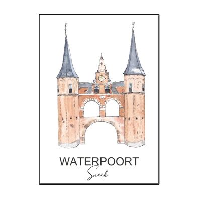 A6 city icon waterpoort sneek card