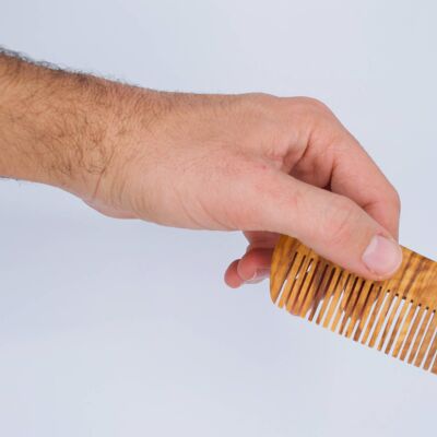 Handmade beard comb