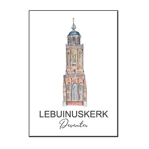 A6 tower lebuinuskerk deventer card - joyin