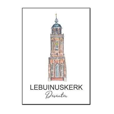 TARJETA DEVENTER A6 TOWER LEBUINUSKERK - JOYIN